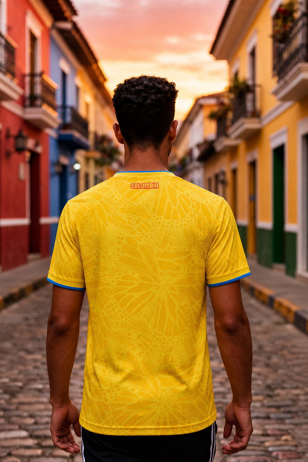 Fan wearing the jersey on the street